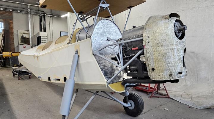 Muzeum Lotnictwa Polskiego w Krakowie buduje replikę legendarnego samolotu RWD-8 (fot. Muzeum Lotnictwa Polskiego)