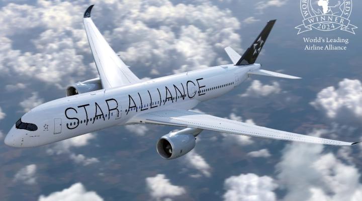 Star Alliance z nagrodą dla wiodącego sojuszu linii lotniczych na świecie w konkursie World Travel Awards 2024 (fot. PLL LOT)