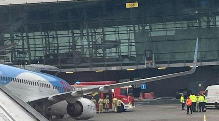 Incydent B737 TUI w Brukseli, fot. avherald