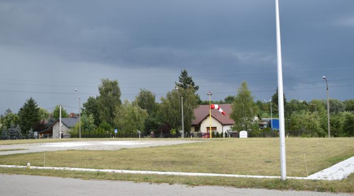 Lądowisko dla śmigłowców LPR w Sochaczewie, fot. tusochaczew