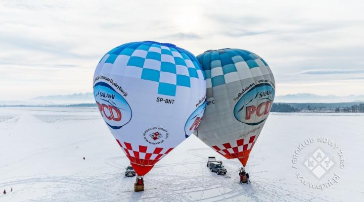 Nowy balon PCD Salami (SP-BNT) i stary balon PCD Salami (SP-BFC) (fot. Paweł Kos)