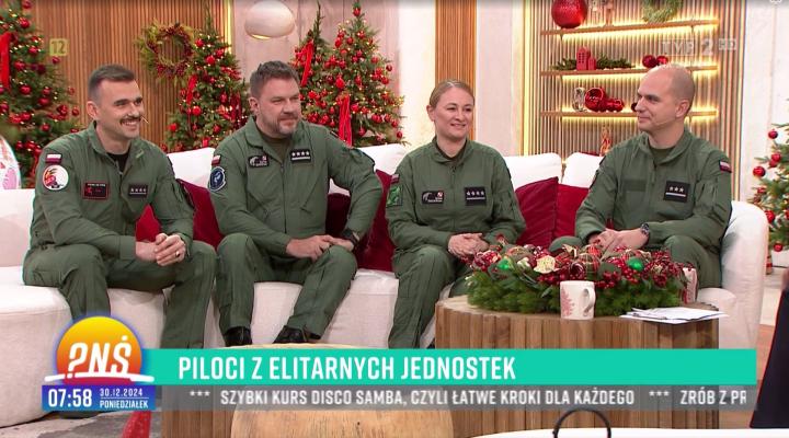 Piloci z elitarnych jednostek w programie 'Pytanie na śniadanie' (fot. kadr z programu Pytanie na śniadanie)
