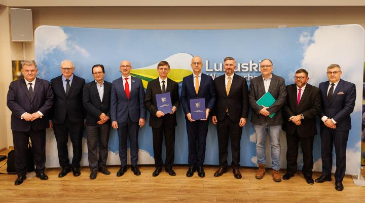 Porozumienie POLSA i Woj. Lubuskiego o współpracy w ramach sektora kosmicznego (fot. Katarzyna Klimkowska, lubuskie.pl)