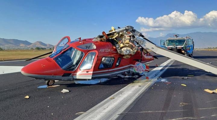 Wypadek śmigłowca Agusta A109 w Meksyku, fot. fl360