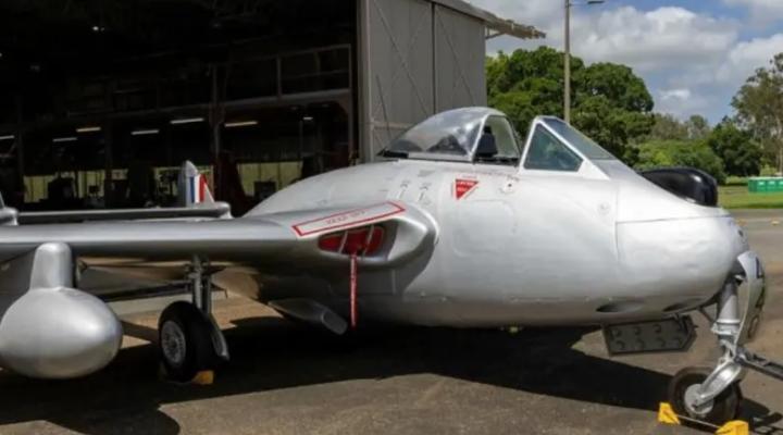 Odrestaurowany de Havilland Vampire, fot. Aerotime