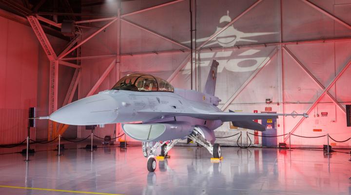 Pierwszy samolot F-16 Block 70 dla Bułgarii (fot. Lockheed Martin)