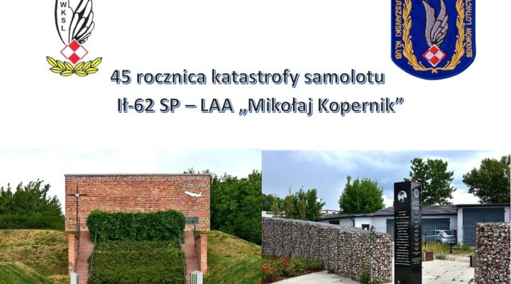 45. rocznica katastrofy samolotu Ił-62 SP-LAA 'Mikołaj Kopernik' (fot. arch. Grzegorza Brychczyńskiego)