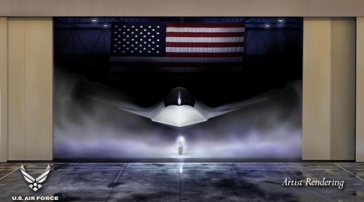 F-47 - wizja artystyczna platformy nowej generacji dominacji powietrznej (fot. U.S. Air Force)