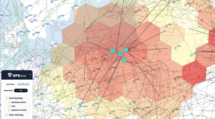 GPS Wise - wizualizacja