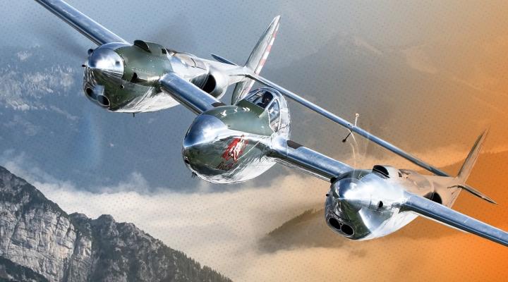 Lockheed P-38 'Lightning' na Antidotum Airshow Leszno 2025 (fot. Antidotum Airshow Leszno)