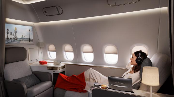 Nowa kabina Pierwszej Klasy Air France (fot. Air France)