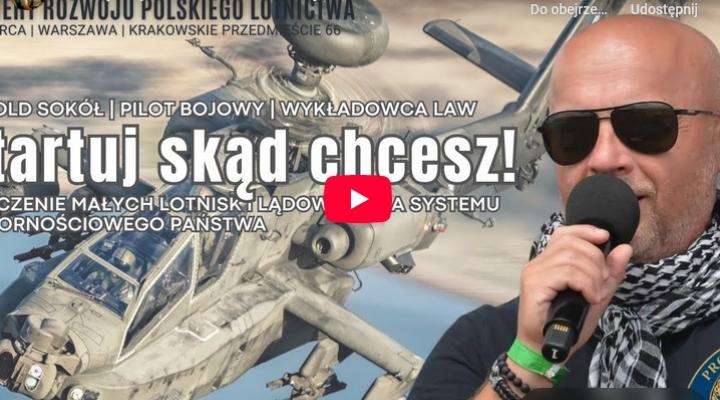 Wystąpienie Witolda Sokoła na Polskim Forum Lotniczym