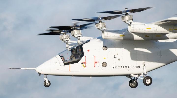 Vertical Aerospace VX4 eVTOL (fot. Vertical Aerospace, platforma X)