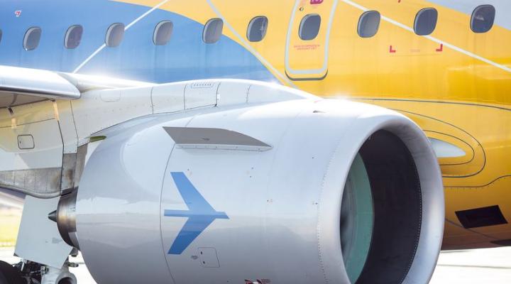 Embraer E2  - widok z bliska na silnik (fot. Embraer)