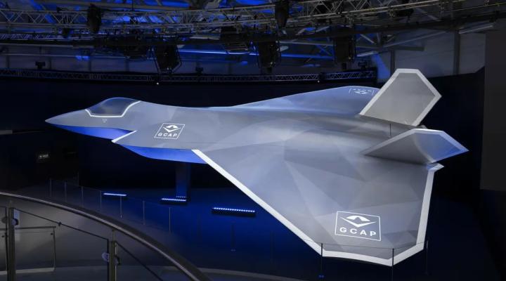 Myśliwiec szóstej generacji Global Combat Air Programme (fot. Leonardo)