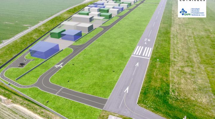 Plan utworzenia Gliwickiego Parku Techniki, Technologii i Edukacji Lotniczej (fot. Górnośląski Akcelerator Przedsiębiorczości Rynkowej)
