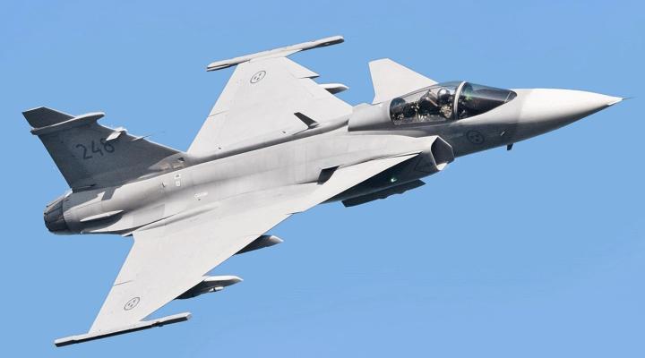 Saab JAS 39 Gripen (fot. Tuomo Salonen, SIMFinnish Aviation Museum, CC BY-SA 4.0, Wikimedia Commons)