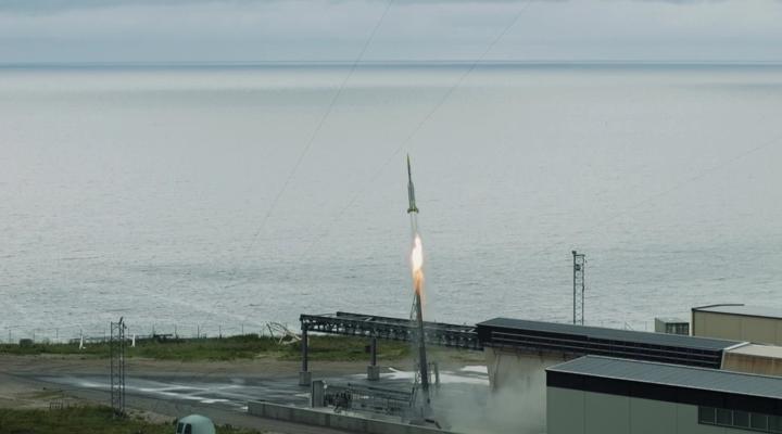  Start rakiety ILR-33 BURSZTYN 2K (fot. Łukasiewicz-Instytut Lotnictwa)