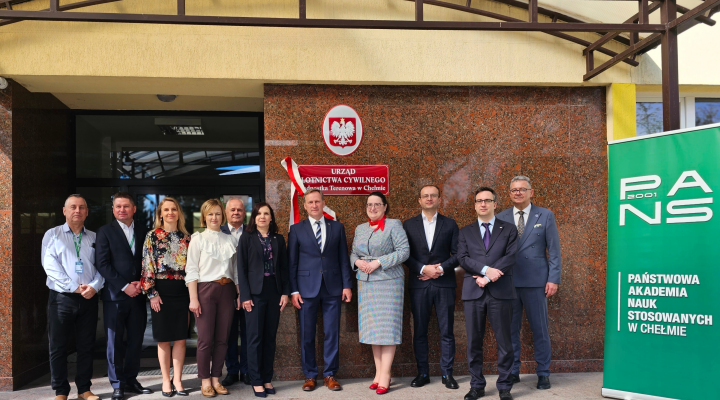 Uroczyste otwarcie Jednostki Terenowej Urzędu Lotnictwa Cywilnego w PANS w Chełmie (fot. PANS w Chełmie)