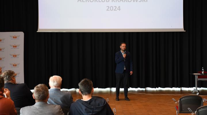 Zwyczajne Walne Zebranie Sprawozdawczo-Wyborcze Członków Aeroklubu Krakowskiego (fot. Aeroklub Krakowski)