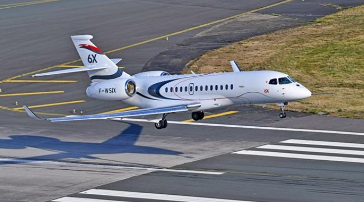 Falcon 6X (fot. Dassault Aviation)