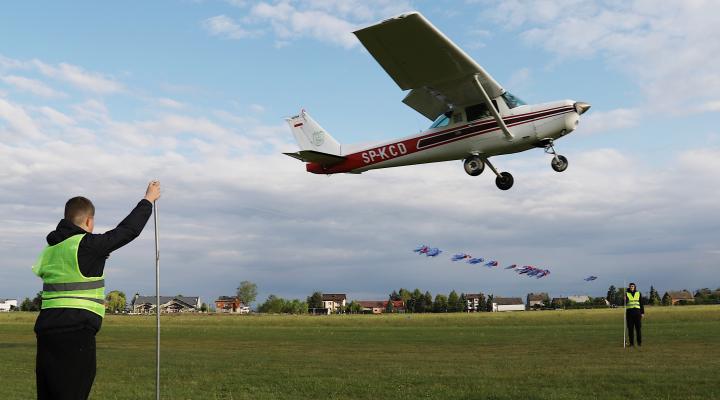 Konkurencja lądowań w ramach 62.LPZP, fot. Aeroklub Krakowski