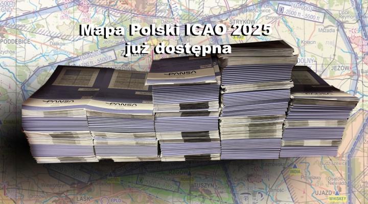 Mapa Polski ICAO 2025 PAŻP