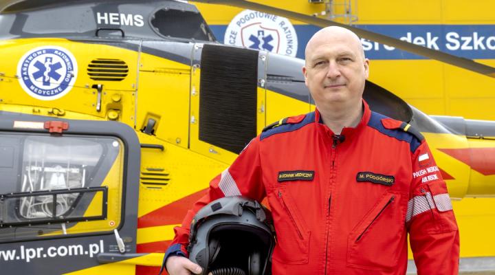 Marcin Podgórski, dyrektor Lotniczego Pogotowia Ratunkowego (fot. Warszawski Uniwersytet Medyczny)