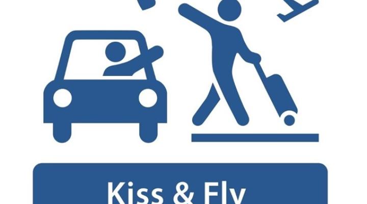 Strefa Kiss & Fly - grafika (fot. Lotnisko Chopina, Twitter)