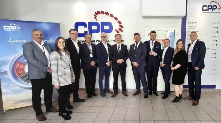 Uroczystość przekazania Decyzji o Wsparciu w ramach Polskiej Strefy Inwestycji dla CPP Poland (fot. Agencja Rozwoju Przemysłu)2