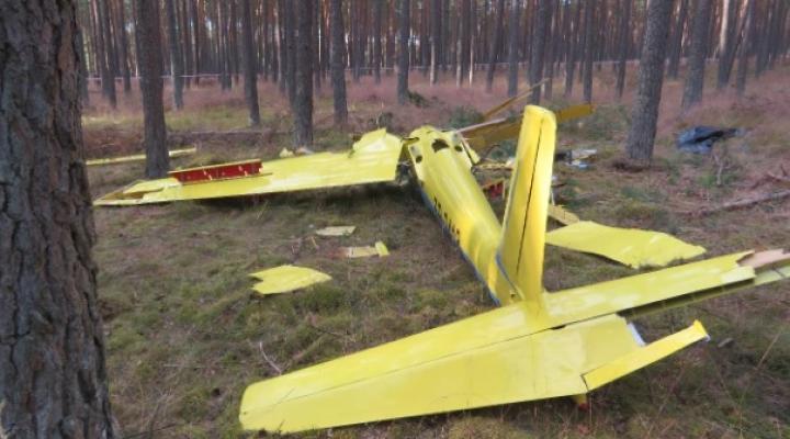 Wypadek szybowca SZD-24-4A Foka 4, fot. PKBWL