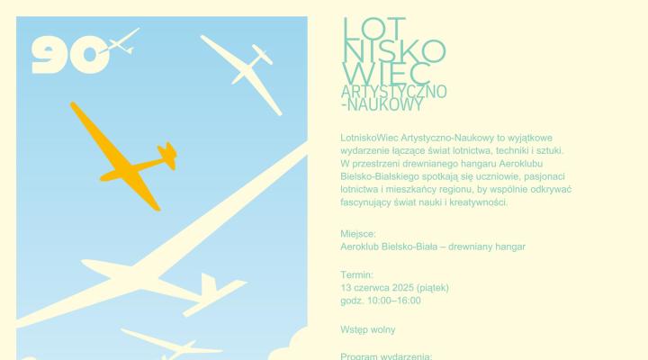 'LotniskoWiec Artystyczno-Naukowy' w Aeroklubie Bielsko-Bialskim (fot. Aeroklub Bielsko-Bialski)