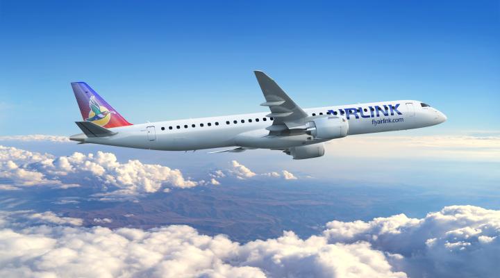 E195-E2 w barwach Airlink (fot. Azorra)