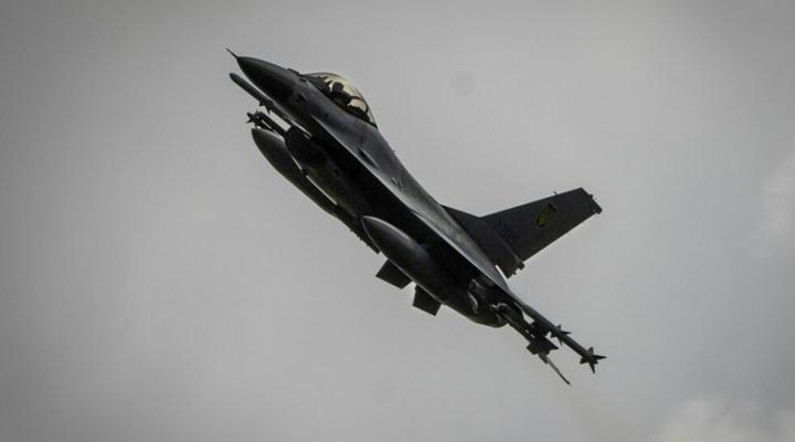F-16 należący do Ukraińskich Sił Powietrznych, fot. Polska Zbrojna