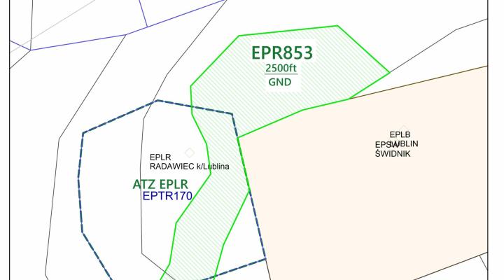 Strefa EPR853 (fot. Aeroklub Lubelski)
