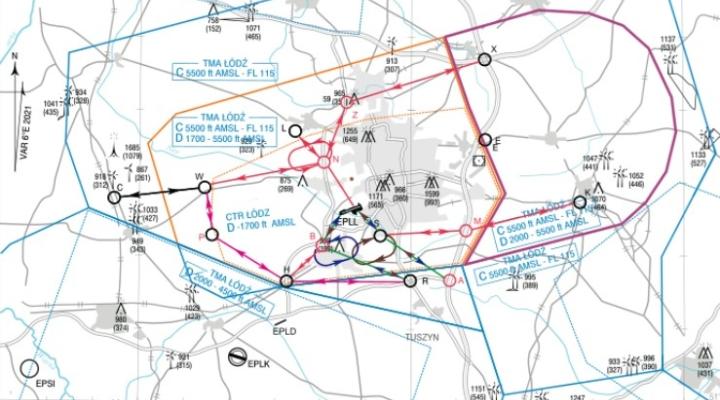 Konsultacje społeczne reorganizacji siatki punktów i tras VFR w okolicach lotniska EPLL oraz powiększenia CTR i TMA Łódź na południe od lotniska