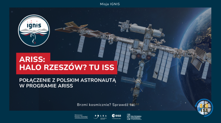 Kosmiczne wydarzenia edukacyjne i połączenie na żywo z polskim astronautą dr. Sławoszem Uznańskim-Wiśniewskim (fot. Politechnika Rzeszowska)