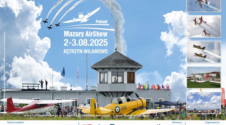 Mazury AirShow 2025 - plakat (fot. mazuryairshow.pl)