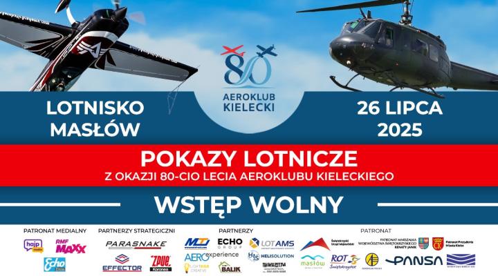 Pokazy Lotnicze - 80 lat Aeroklubu Kieleckiego (fot. Aeroklub Kielecki)