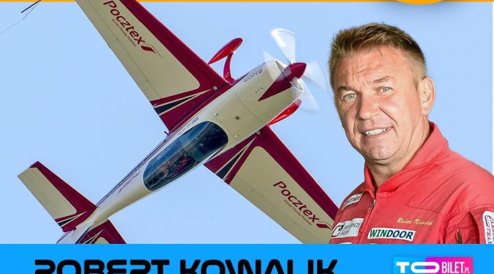 Robert Kowalik i jego Extra 300 na Płockim Pikniku Lotniczym (fot. Aeroklub Ziemi Mazowieckiej)