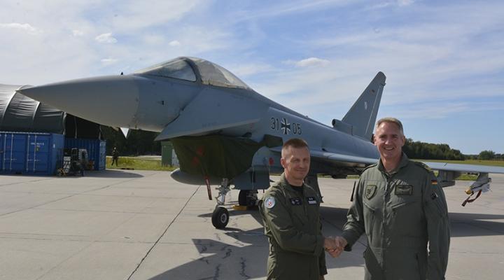 Myśliwiec Eurofighter Luftwaffe, fot. polska-zbrojna