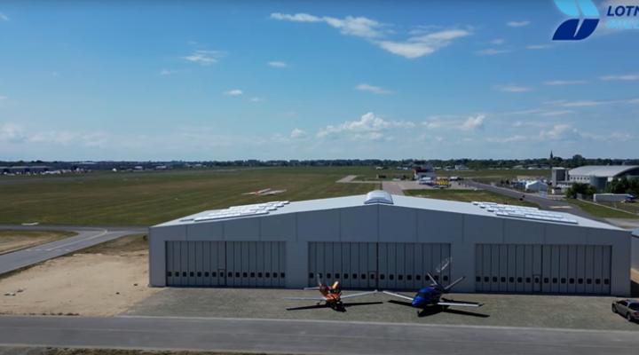 Nowy hangar na lotnisku w Mielcu, fot. Lotnisko Mielec