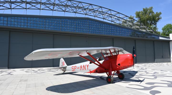 Replika RWD-8 w Muzeum Lotnictwa Polskiego, fot. MLP