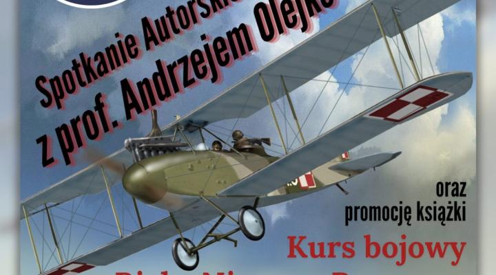 Promocja książki i spotkanie z autorskie z prof. Andrzejem Olejko (fot. Muzeum Sił Powietrznych w Dęblinie)