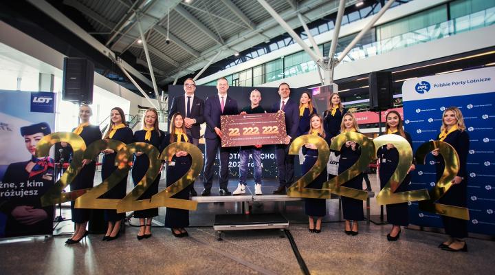 22 222 222 pasażerów w ciągu roku na Lotnisku Chopina w Warszawie (fot. PPL)