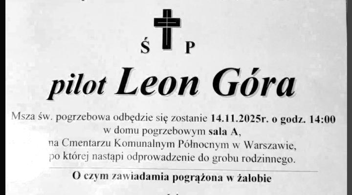 Leon Góra - nekrolog (fot. Eugeniusz Rynkiewicz)