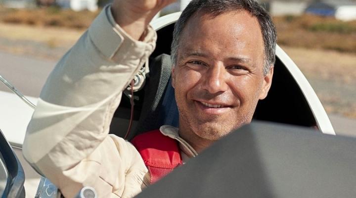 Sebastian Kawa w szybowcu (fot. Sebastian Kawa, Facebook)