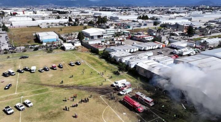 Katastrofa Cessny Citation w Meksyku, fot. Daily Express