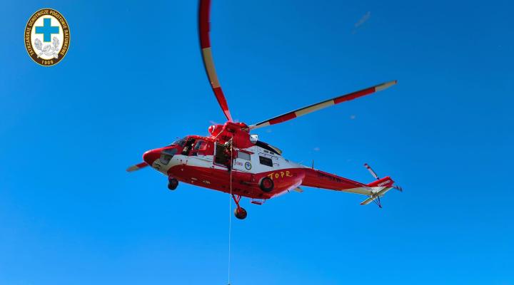 W-3 Sokół TOPR w akcji (fot. K. Gołąb, TOPR)