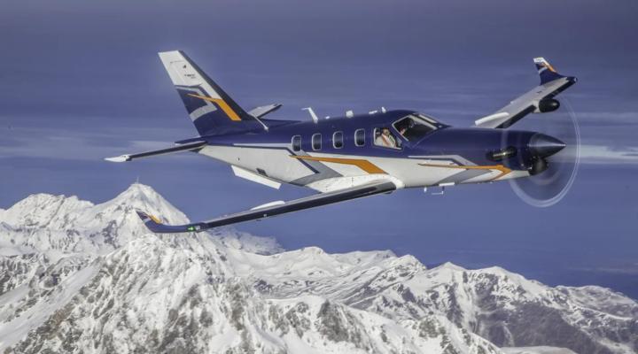 TBM 980 w locie (fot. Daher)